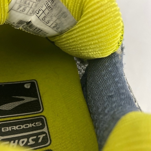 Brooks Ghost Womens Blue G7 Running Shoes Size 7.5 - Picture 10 of 12